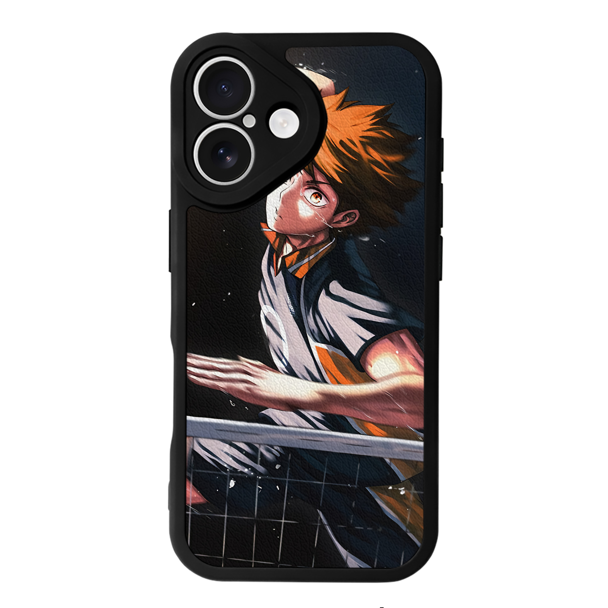 （画像用） ハイキュー!! Haikyu!! 【iPhone 16シリーズ対応】シリコンスマホケース（レザー調） 材質：シリコン